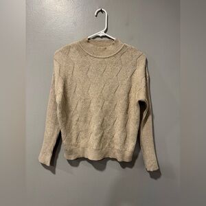 RAYA Knit Sweater in Tan Size XS